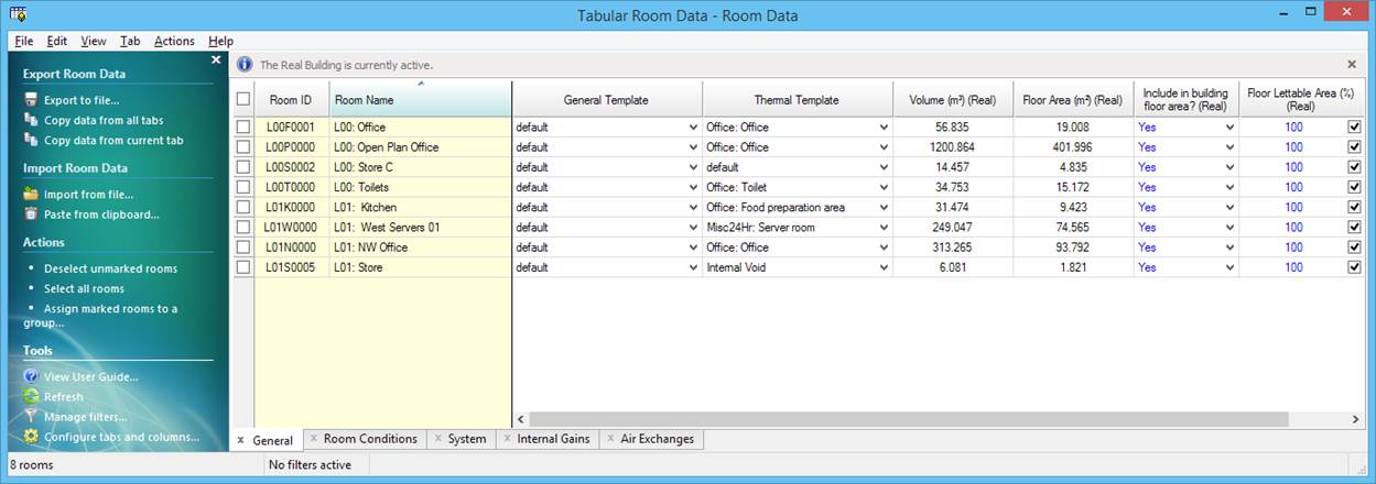 Tabular Space Data Basics